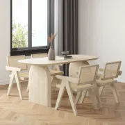 Picture of Titani dining table Natural Wood