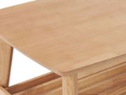 Picture of Lava Natural wood table with shelf