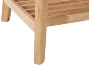 Picture of Lava Natural wood table with shelf