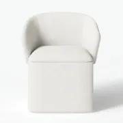 Novo Storage chair - Natural Wood Frame