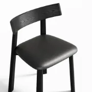 Picture of Kairo Noir Dining Chair – Painted Elegance in Natural Wood