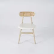 Picture of Elin Rattan Frame Chair – Boho Simplicity in Natural Wood