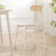 Picture of Elin Rattan Frame Chair – Boho Simplicity in Natural Wood