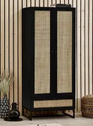 Picture of Ravena - Double Door Wardrobe with Drawer