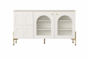 Picture of Credenza Sideboard Natural wood with Metal legs
