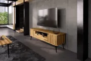Picture of Liora – Ribbed Oak TV Stand