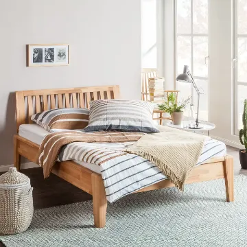 Show details for Daxon Natural  Wood Bed –Ultimate Strength Picture of Daxon Natural  Wood Bed –Ultimate Strength