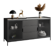 Picture of Lekan Modern Sideboard Cabinet Natural wood