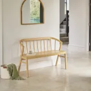 صورة مقعد إلستا من الخشب الطبيعي