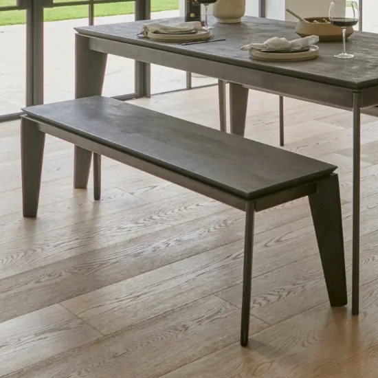 Picture of Avero Natural Wood Upholstery Dining Bench