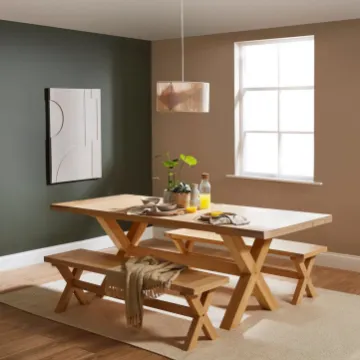Show details for Tavilo Dining Table – Natural Wood Picture of Tavilo Dining Table – Natural Wood