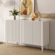 صورة لورايا سايدبورد خشب طبيعي – تصميم كلاسيكي بملمس منحوت