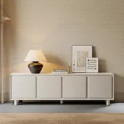 Picture of Novia Natural Wood TV Stand – Modern Design