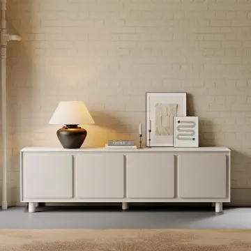 Show details for Novia Natural Wood TV Stand β Modern Design Picture of Novia Natural Wood TV Stand β Modern Design