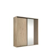 Picture of Linea Natural Wood Bedroom Set – Slatted Accents