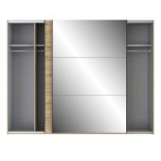 صورة طقم غرفة نوم ماراي – خزانة بباب منزلق من الخشب الطبيعي