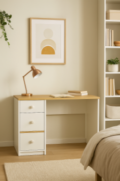 Show details for Astra - Natural Wood Study Desk Picture of Astra - Natural Wood Study Desk