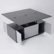 Nerio – Modern TV Unit Set made of Natural Wood with Extendable Design and Multi-Functional Coffee Table