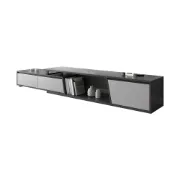 Nerio – Modern TV Unit Set made of Natural Wood with Extendable Design and Multi-Functional Coffee Table