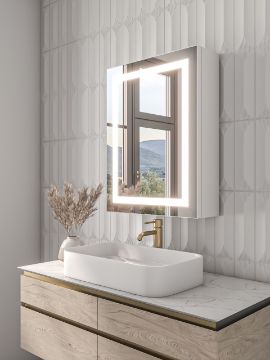 Show details for Tulin Led Mirror Cabinet Picture of Tulin Led Mirror Cabinet