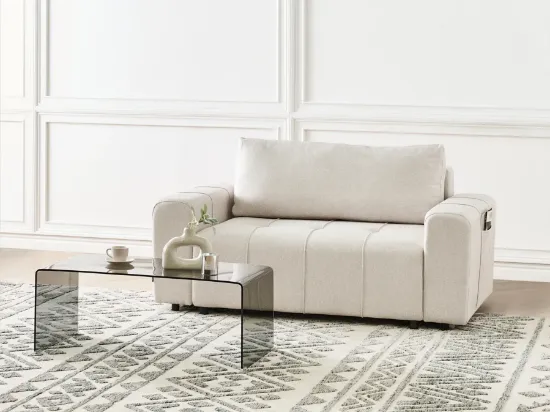 Picture of Paradis Convertible Sofa Bed from natural wood.