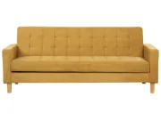 Mirelle – Modern Convertible Sofa with Natural Wood Frame