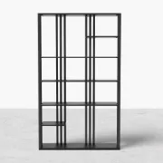 Montréal Display Shelf – Black Metal Frame with Open Design.