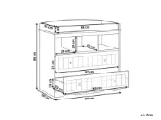 Rangio Baby Natural wood Changing Unit.