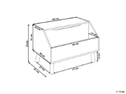 P’titNid Kids Natural wood Storage Chest.