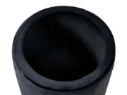 Ventro - Round Velvet Stool with Metal Legs