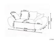 Picture of Amélie Sofa - Natural wood.