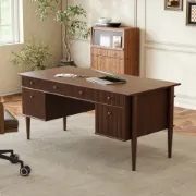 Lorianno – Elegant Natural Wood Desk