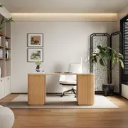 صورة .إيكريتو مكتب - من الخشب الطبيعي