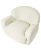 Aurix – Swivel Lounge Chair with Golden Stainless Base