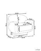 Aurix – Swivel Lounge Chair with Golden Stainless Base