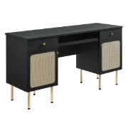 Picture of Black Cane Desk