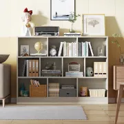 Binegar – Wide Natural Wood Display & Storage Unit