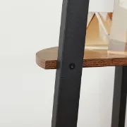 Drumm – Modern Natural Wood Corner Shelf