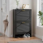 Solène – Modern Natural Wood Shoe Cabinet