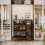 Montreil – Large Natural Wood Shoe Cabinet