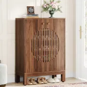 Cirvelle - Modern Natural Wood Shoe Cabinet