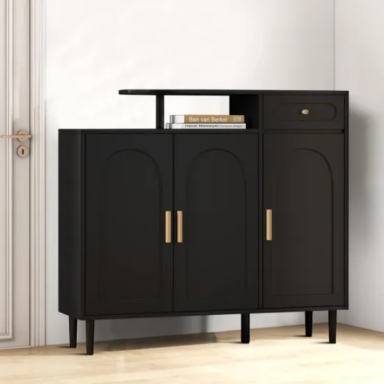 Noirette – Luxury Modern Natural Wood Shoe Cabinet