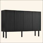 Flutéro – Luxury Modern Natural Wood Shoe Cabinet