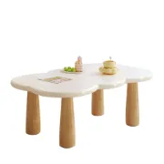 Clouda Modern Coffee Table – Organic Design – Natural Wood