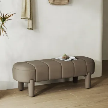 Arden – Upholstered Bench with Soft Curved Design