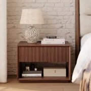 Picture of Clémence Natural Wood - Side Table.