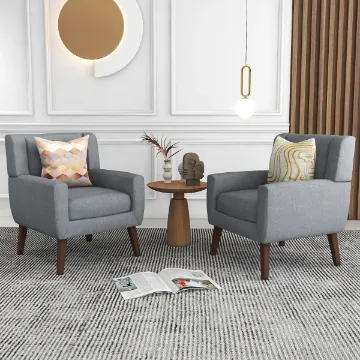 Picture of Aurore Armchair - Natural Wood.