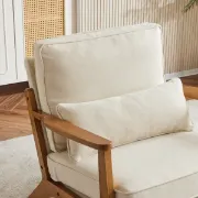 Picture of Tranquille Accent Chair - Natural Wood.
