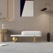 صورة أورين – مقعد عصرى أنيق – خشب طبيعي و أرجل من المعدن